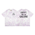 Gallery Dept. Tie-Dye DÉPT. de la GALERIE Short Sleeve T-Shirt - Light Purple