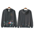 Gallery Dept Paint Splatter Charcoal Hoodie