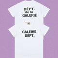 Gallery Dept. Galerie Dépt. Short Sleeve T-Shirt - White/Black