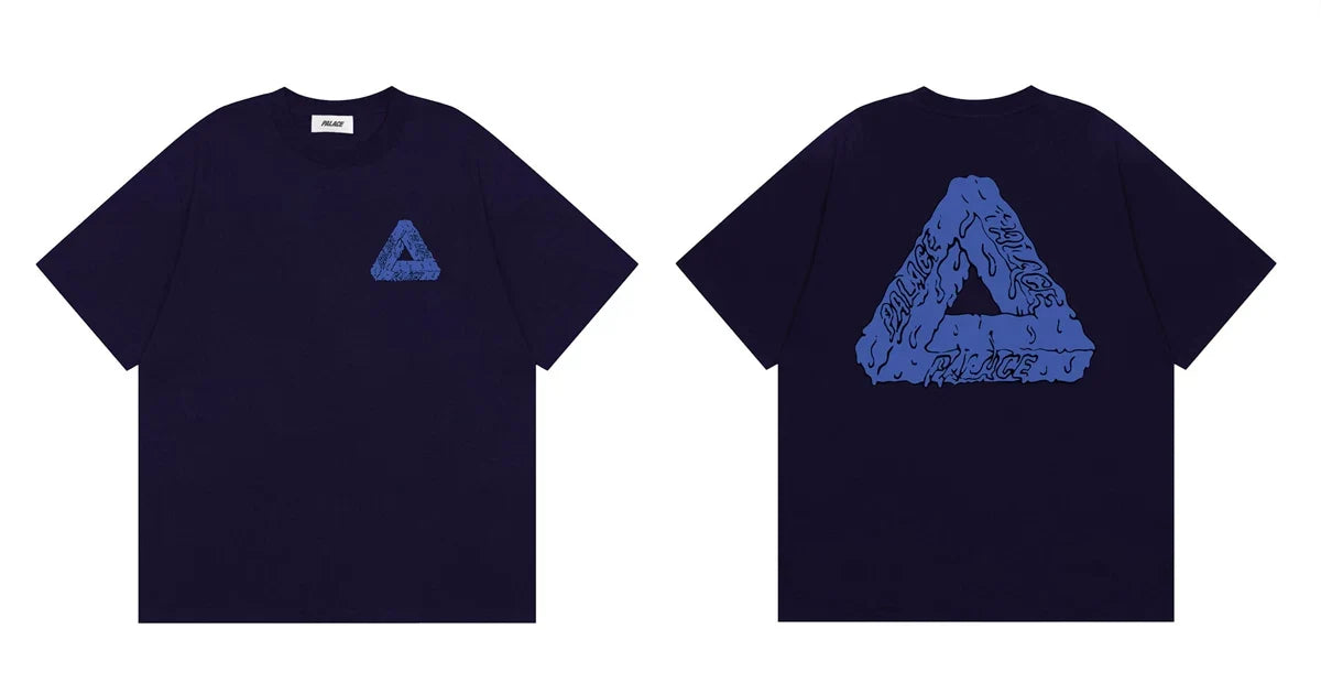 Palace Navy Blue Melt Tri-Ferg Graphic Tee