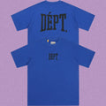 Gallery Dept. Arch Logo Short Sleeve T-Shirt - Royal Blue/Black