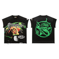 Rough Play "Bandaid for the Battle Wounds" Driving Skeleton Graphic Sleeveless Tee