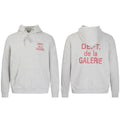 Gallery Dept Dept de la Galerie Grey Hoodie Red Print